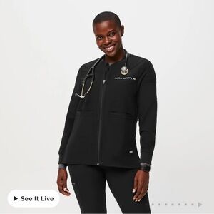Black Figs scrub Jacket (Bellery)